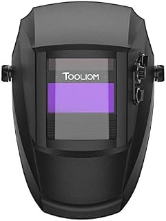 TOOLIOM True Color Welding Helmet Auto Darkening Welding Mask Shade Range 9-13 Solar