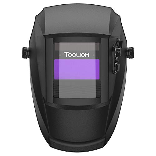 TOOLIOM True Color Welding Helmet Auto Darkening Welding Mask Shade Range 9-13 Solar