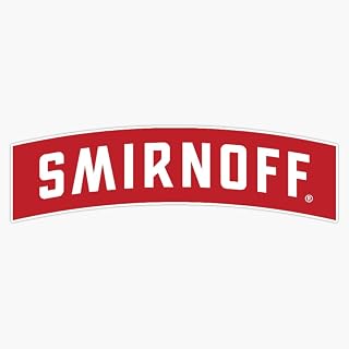 Smirnoff Vodka Brand Logo Alcohol Beverage Bar Decor Party Gift 5" Vinyl Decal Bumper Sticker