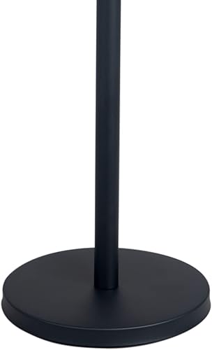 Miniatura 5 de Soporte de papel higiénico de pie de acero inoxidable, soporte para rollo de papel higiénico, soporte de piso para baño, color negro