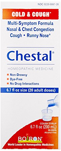 Boiron Chestal Adult Cold and Cough Syrup, 6.7 Fluid Ounce