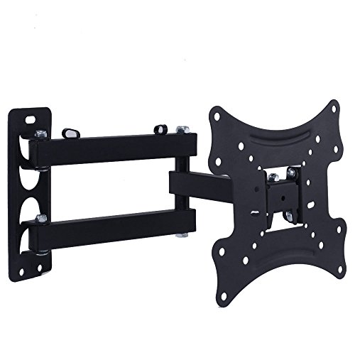 Lumsing Full Motion Tilt Swivel TV Wall Mount Bracket Stand for 10-42 Inch LCD LED 13" 15" 17" 19" 20" 22" 23" 24" 26" 27" 29" 30" 32" 36" 37" 42" MAX VESA 200x200mm Weight 66lbs