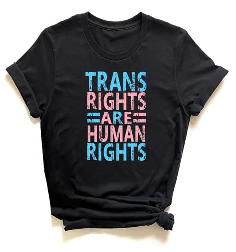 Pride Ally Shirt Women: LGBTQ Rainbow Lesbian Bisexual Equality USA Flag Tshirt Funny Graphic Short Sleeve Summer Tops