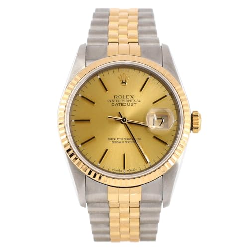 Pre-Loved Oyster Perpetual Datejust Automatic Watch Stainless Steel and Yellow Gold 36