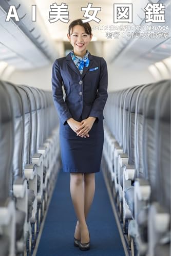 AI美女図鑑 Vol.13 空の高嶺の花:憧れのCA: 客室乗務員/キャビンアテンダント/制服/美脚/高画質グラビア
