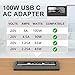 100W USB C Charger Compatible with Lenovo Yoga 9 9i 7 7i,ThinkBook 15 16,Yoga Slim 7 Pro ldeapad 5 Pro16 ADL100YLC3A SA11D52396 GX21J75543 5A11J62105 ThinkBook Yoga IdeaPad Type C Laptop Power Supply