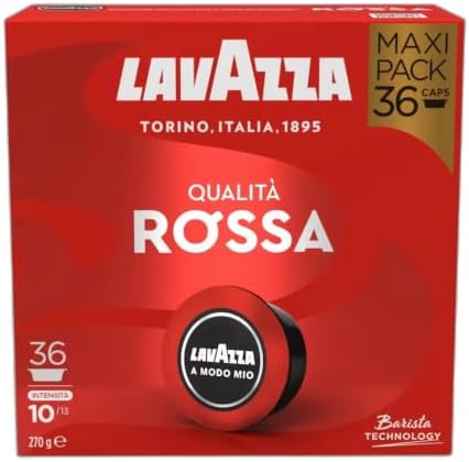 Lavazza, A Modo Mio Qualità Rossa, 36 Coffee Pods