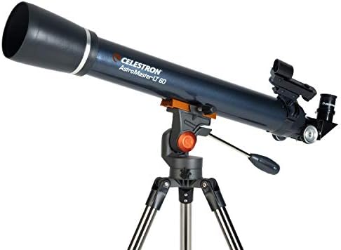 Celestron 21073 AstroMaster LT 60AZ Refractor Telescope, Dark Blue