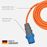 CEE-Verlängerungskabel Test