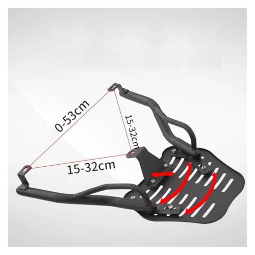Porte-bagages arrière moto support bagages tablette accessoires remplacement