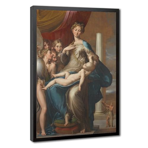 Madonna au long cou Parmigianino tableau toile salon bureau