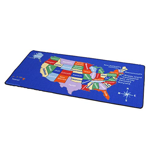 Learning Carpets US Map Carpet LC 201