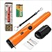 XXKJGUZI Handheld Metal Detector Waterproof 360° Scanning Unearthing Treasure Finder with High Sensitivity Pin Pointer Include Battery Belt and Holster Portable for Adults and Kids