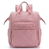 CEI-CEI Diaper Bag Backpack for Mom and Dad, Puffer Baby Bag Backpack with Insulated Pocket, Water-Resistant, Unisex Travel Backpack with Changing Pad & Stroller Straps