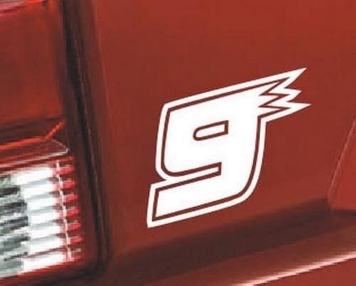 Number 9 Racing Race Vinyl Graphic Car Truck Windows Decor Decal Sticker - Die C
