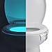 Toilet Night Light, Motion Activated Toilet Nightlight (8 Changing Colors) IMPROVED VERSION LED Toilet Bowl Night Lights with Motion Sensor by DELAMU