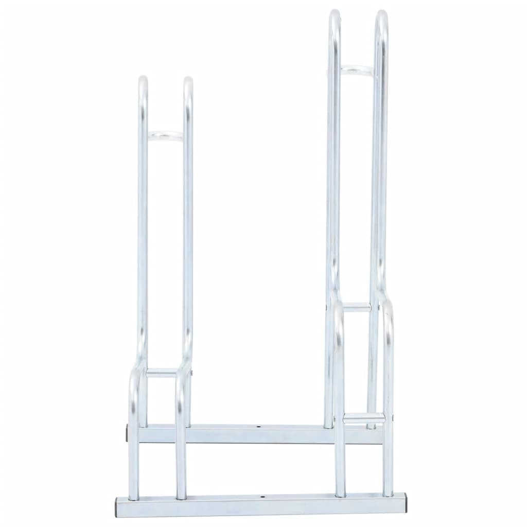 Soporte de bicicleta para bicicleta (2 bicicletas, acero galvanizado, Bastidor de bicicletas)