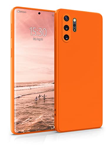 MyGadget Cover per Samsung Galaxy Note 10 Plus - Custodia Protettiva in Silicone Morbido – Case TPU Flessibile - Ultra Protezione Antiurto & Antiscivolo Arancio