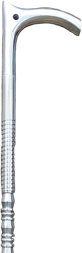 Abraza la elegancia y la seguridad con nuestro bastón táctico de aluminio macizo de estilo victoriano de 36 pulgadas, regalo hecho a mano para un