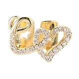 Fácil de usar: la rejilla está diseñada para una fácil aplicación, lo que le permite usarla sin ayuda profesional, lo que la hace conveniente y rápida, tapa de diente de de imitación, rejilla con superior de corazón