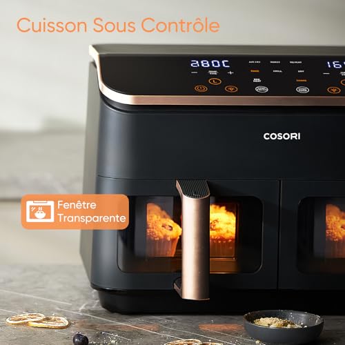 COSORI Air Fryer 2 tiroirs 8,5L