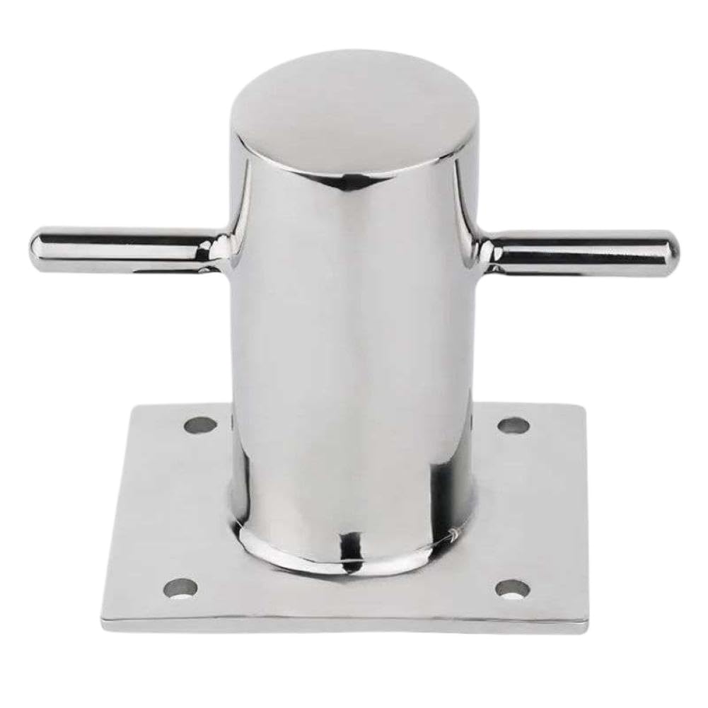 Bitta di ormeggio Singola Bitta di ormeggio in Acciaio Inossidabile 316 D60mm Accessorio Hardware Marino per Bitta in Fusione Pesante