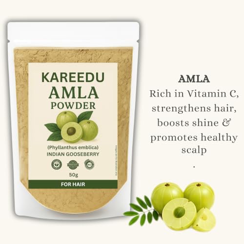 Image of Amla Reetha Shikakai Bhringraj Hibiscus Powder For Hair Growth (pack Of 5, 50g Each, Total 250g Hair Pack) Natural Hair Mask For Hair Fall Control