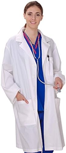 Lab Coat with 3 Pockets - Long (White) Style# DLC200 (X-Large)