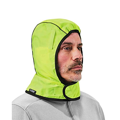 Winter Hard Hat Liner, High Visibility, Thermal Fleece Lined, Ergodyne N-Ferno 6842HV