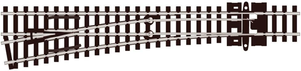 Peco SL-U396F N Code 55 Medium Radius LH Turnout Unifrog