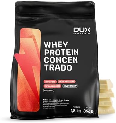 DUX HUMAN HEALTH Whey Protein Concentrado Refil 1.8kg Chocolate B...