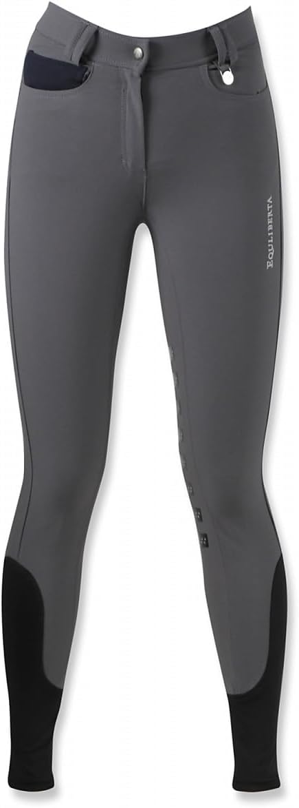 乗馬用品 EQULIBERTA バイカラーライディングキュロット フルグリップ