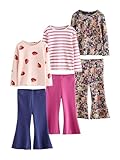 Adoptez le look NEXT NEXT Fille Haut et legging évasé, lot de 3 Navy/Pink 18 Mois