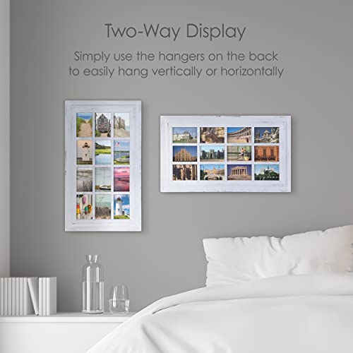 Melannco 12-Opening Wall Mount Frame Picture Collage, White #TOP1