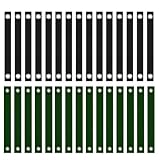 Helilyco Confezione da 30 fascette per alberi da giardino, 40 cm, resistenti cinghie in nylon stabilizzanti per piante e luci di Natale, supporto antivento per albero da esterno, colore nero