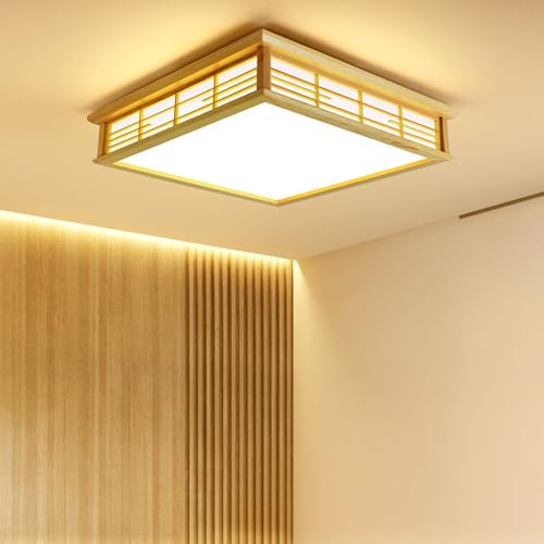 Plafón LED inteligente regulable en 3 tonos de luz para techos de madera 4