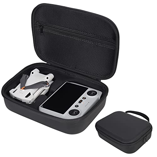 Miieomi Storage Bag for DJI Mini 3-Portable Drone Case Travel Handbag Carrying case Compatible with Mini 3 Pro DJI RC/RC-N1 Remote Controller and Accessories-Black