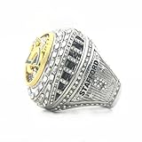 XiaKoMan 2021 LA Football World Champions Replica ring Kupp Donald Stafford with wooden box championship gifts (Stafford, 9)