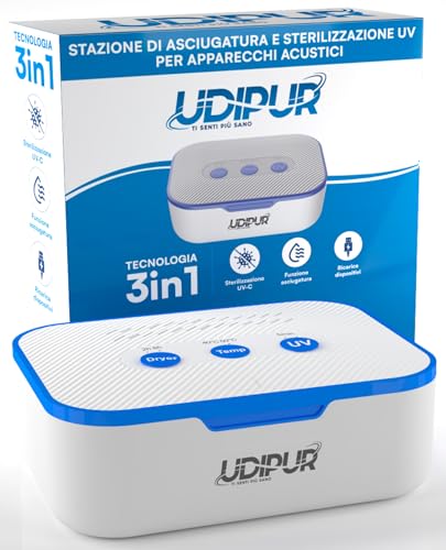 Udipur estación de Secado para audífonos
