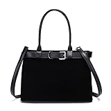 Dimensions : 22 x 34 x 13 cm. Équipé d'une bandoulière réglable et amovible, il peut être porté comme un sac à bandoulière décontracté, un sac à main de voyage, un sac à bandoulière ou un sac à main. Il a assez de capacité et d'espace pour stocker vos accessoires quotidiens, tels que iPad, téléphone portable, portefeuille, cosmétiques, parapluie, etc.