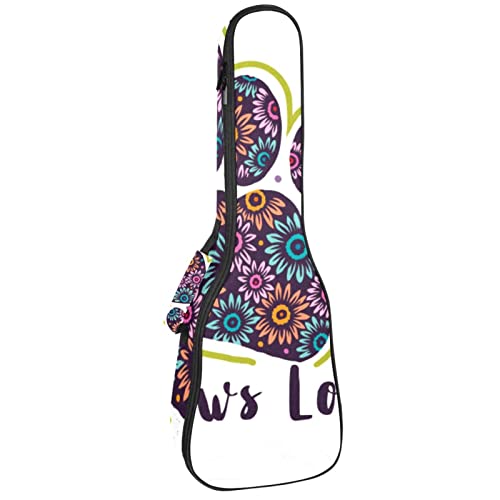 Sac robuste ukulélé concert imperméable avec rangements