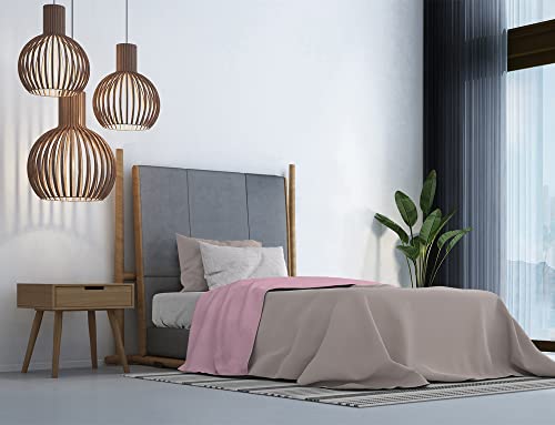 Trendy Chic Bed Set, Pink, Square and Half, King single