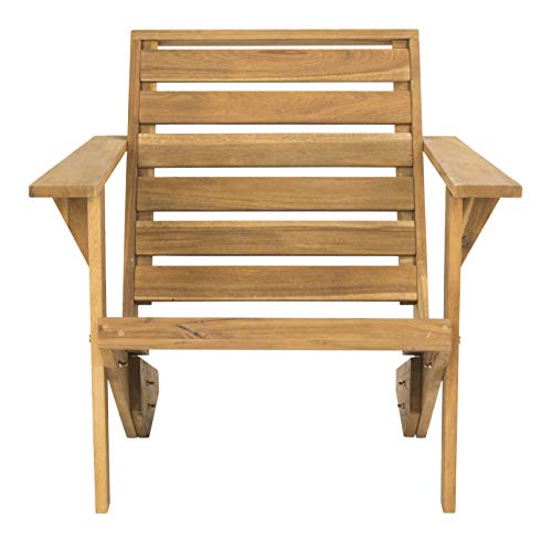 SAFAVIEH Wooden Adirondack Chair, in Natural