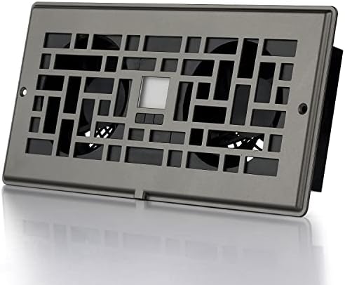 AntPay Quiet Register Booster Fan,Increase Weak Air Flow from Registers for Better Heating or Cooling，AC Vent Booster Fan Fits 4x10inch Register Holes