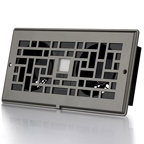 Antpay Quiet Register Booster Fan,Increase Weak Air Flow From Registers For Better Heating Or Cooling，Ac Vent Booster Fan Fits 4X10Inch Register Holes #TOP3