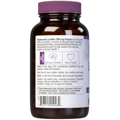 Bluebonnet Lecithin Supplement, 180 Count