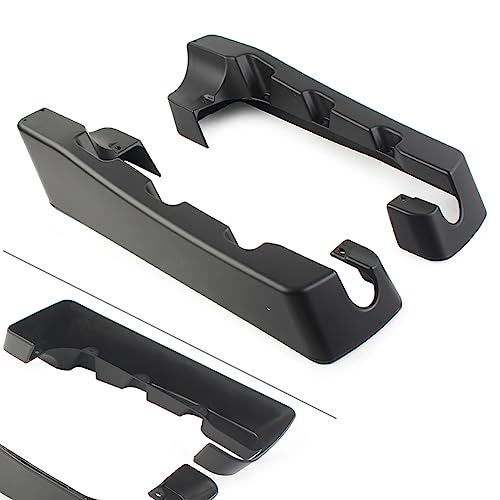 Extensiones de Alforjas Rbanna1 Powersports 4" Hard Stretched para Harley Touring 1994-2013, Negro Mate miniatura 4