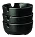 Produktbild APS 576 Aschenbecher "CASUAL" 3er-Set Schwarze Melamin Aschenbecher, Ø 8 x 3 cm