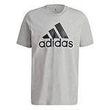Klassischer Schnitt adidas Bl Sj T-Shirt mgreyh/Black XXL
