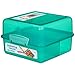 Price comparison product image Sistema Lunch Box with Compartments | 1.4 L Lunch Cube | Food Storage Container with Lid | BPA-Free | Assorted Colours (Not Selectable)